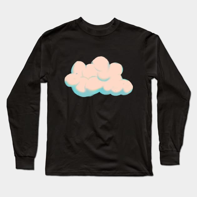 Cloud Long Sleeve T-Shirt by Illustrationarea69